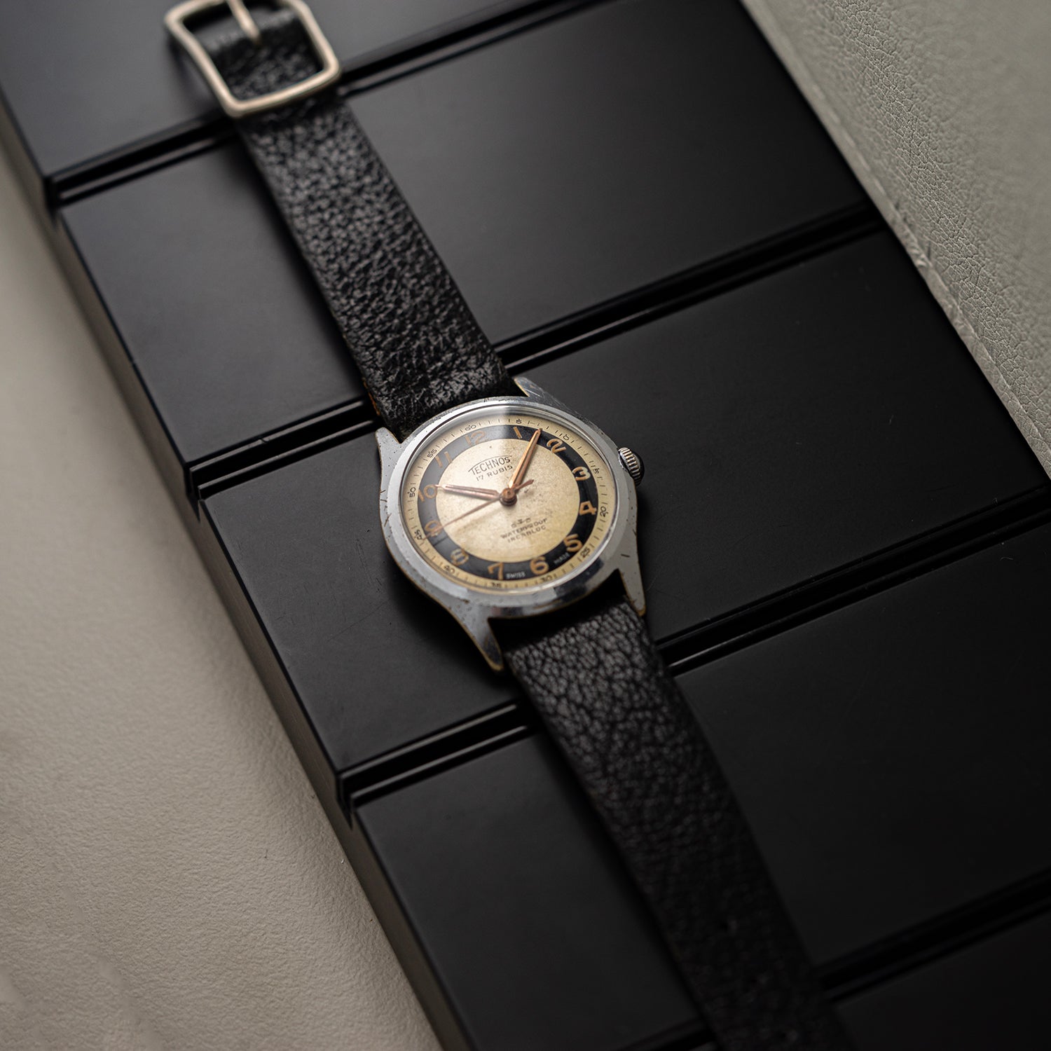 Technos, Cal. 1100, Men’s Manual Wind Vintage Watch, 1957