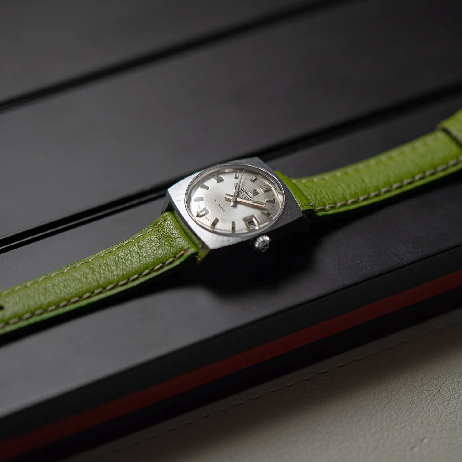 Atlantic AS1783 Automatic Women's Watch crown view