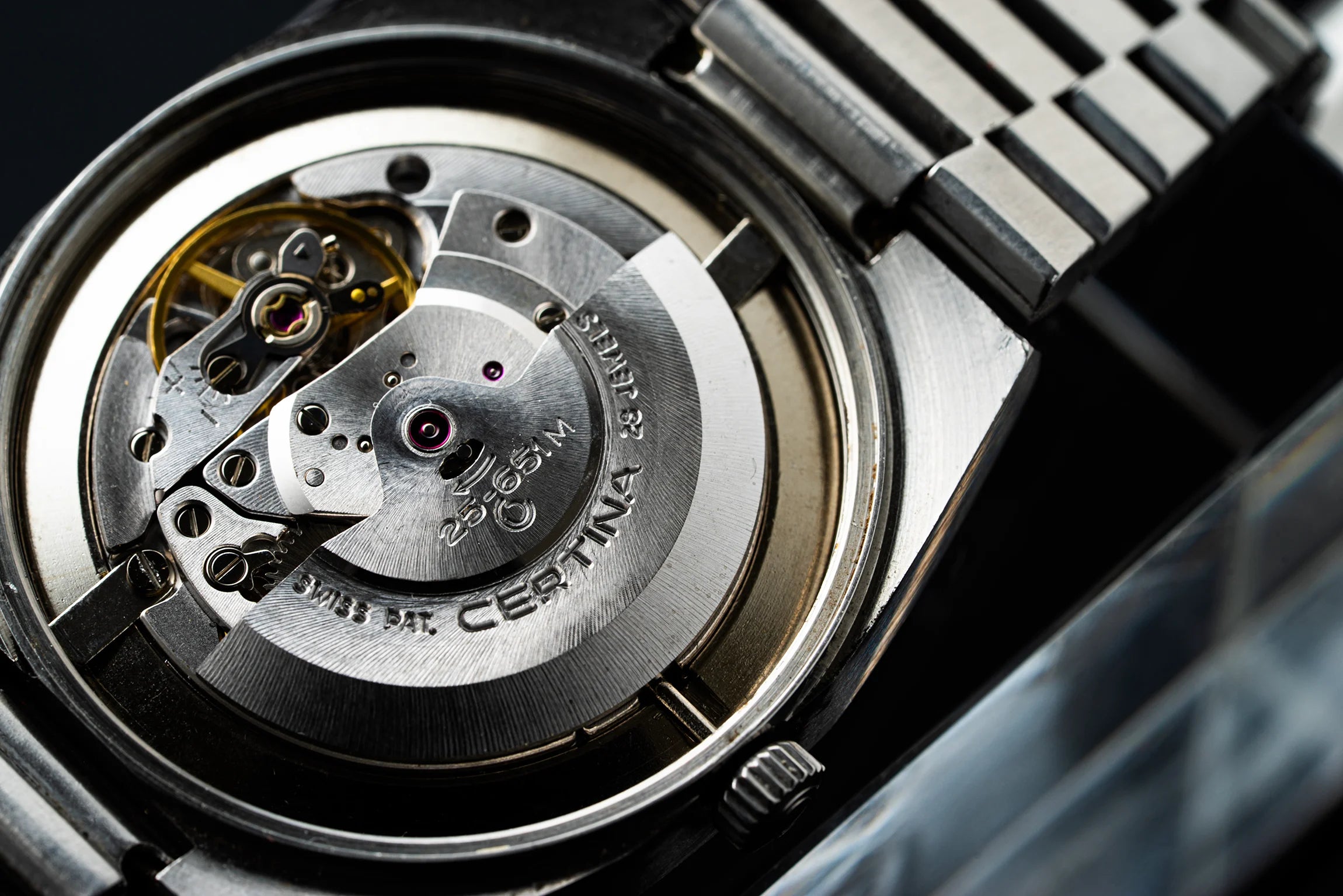 Certina Blue Ribbon Cal. 25-651 Vintage Automatic Watch Movement