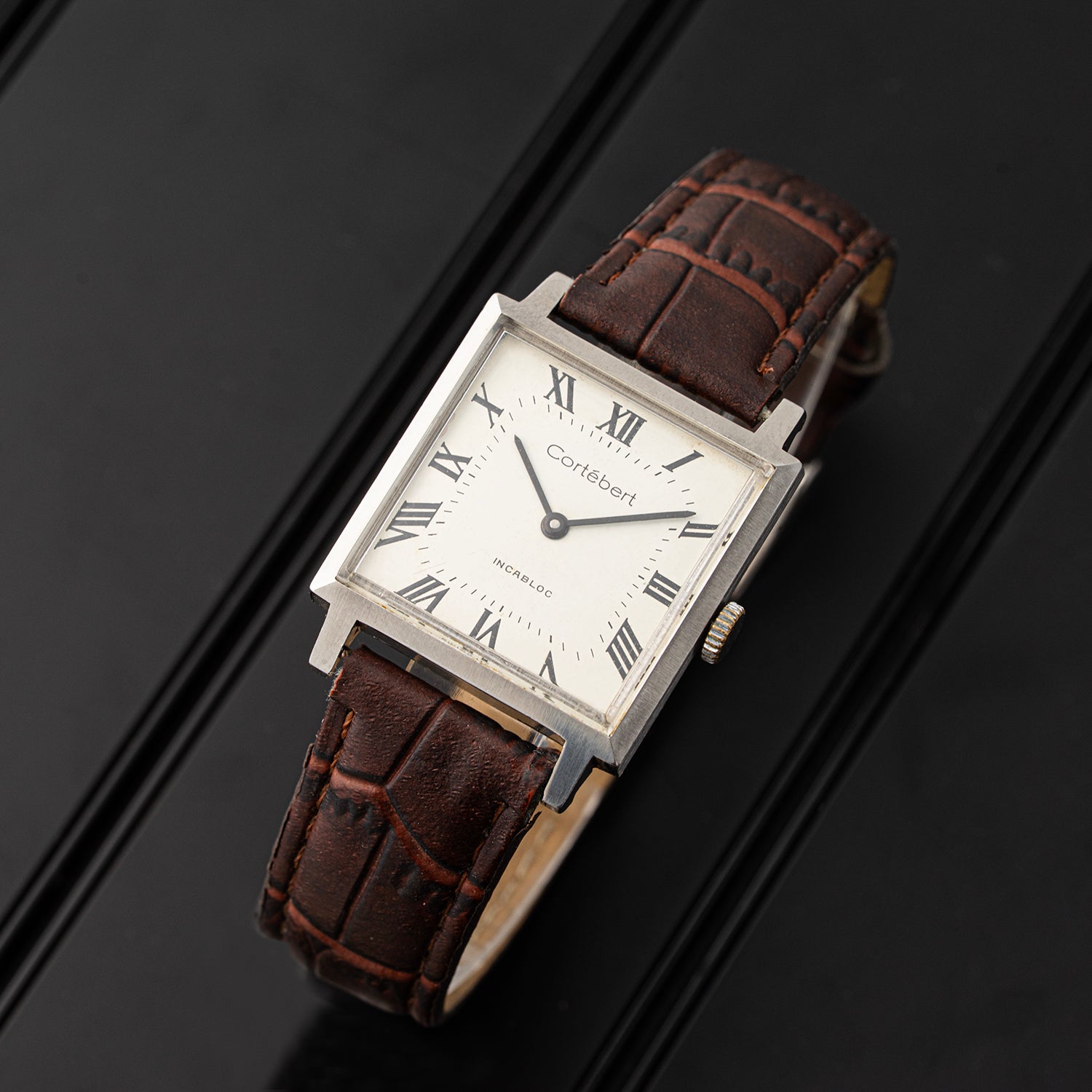 Cortebert Cal. 307 Square Men's Watch, 1970