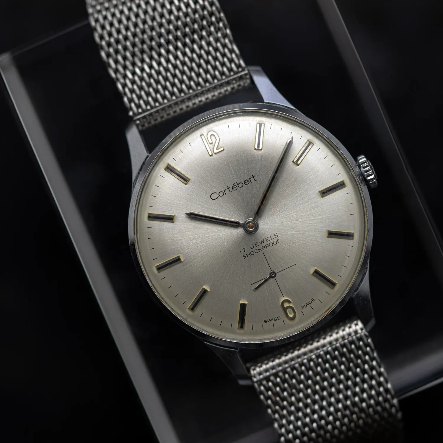 Cortebert Grand Prix Observatoires Men's Dress Vintage Watch – front view