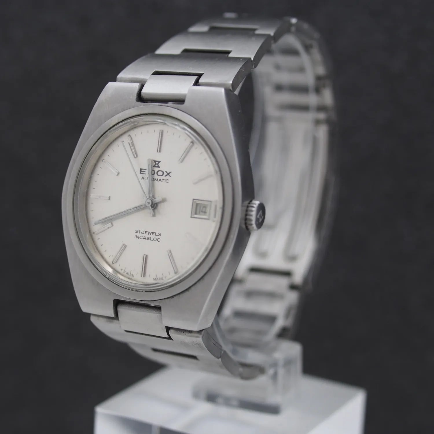 Edox Automatic Cal. 2472 – side view