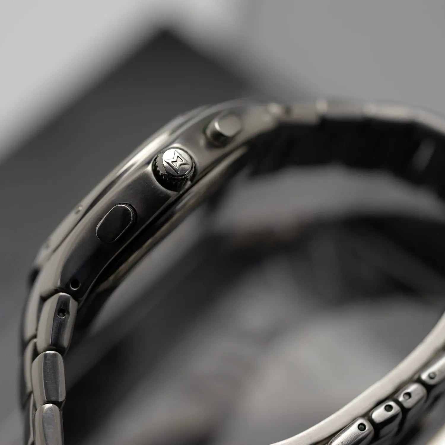 Edox Les Bemonts Chronograph Lady Watch, Ref 01901 – movement close-up
