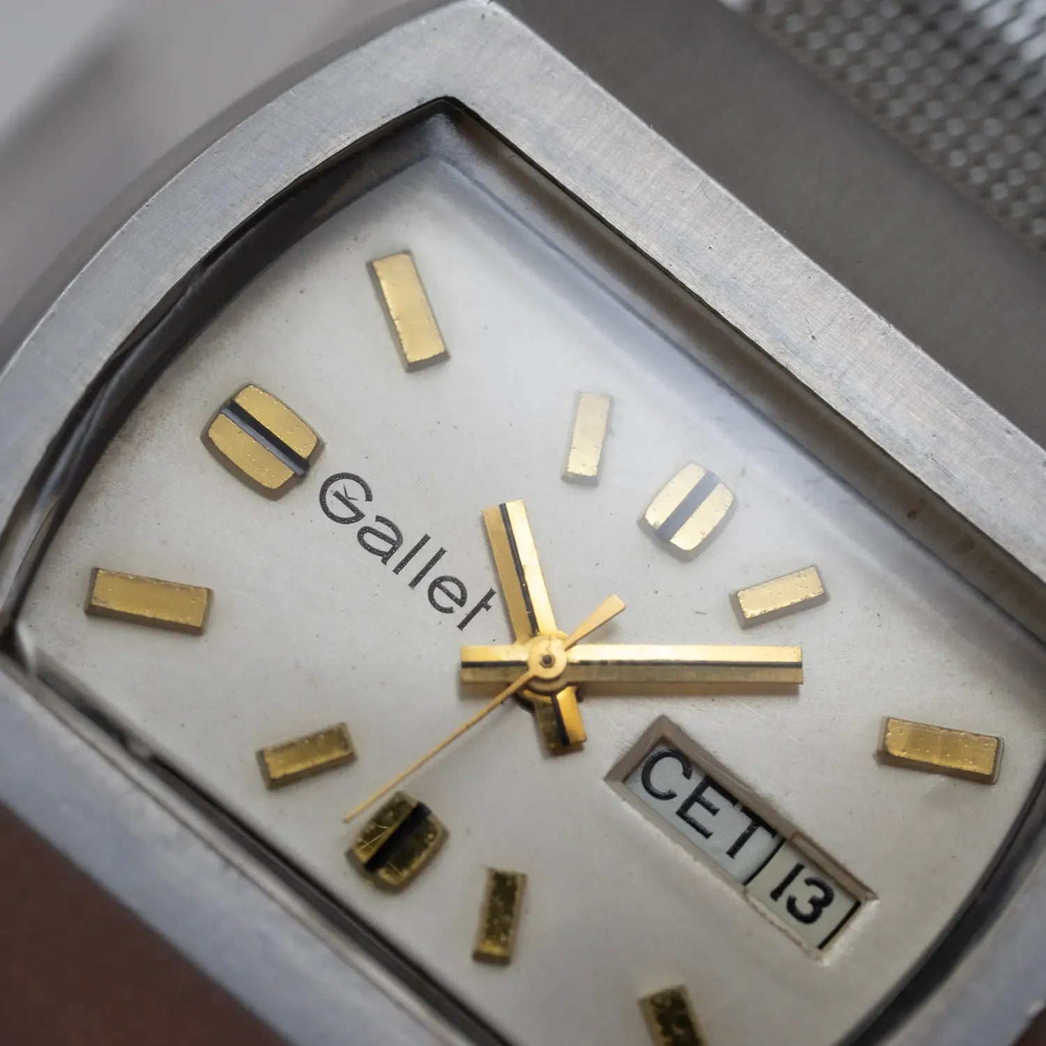 Gallet Jules Racine Cal. AS 2066 Automatic Men's Watch – side view