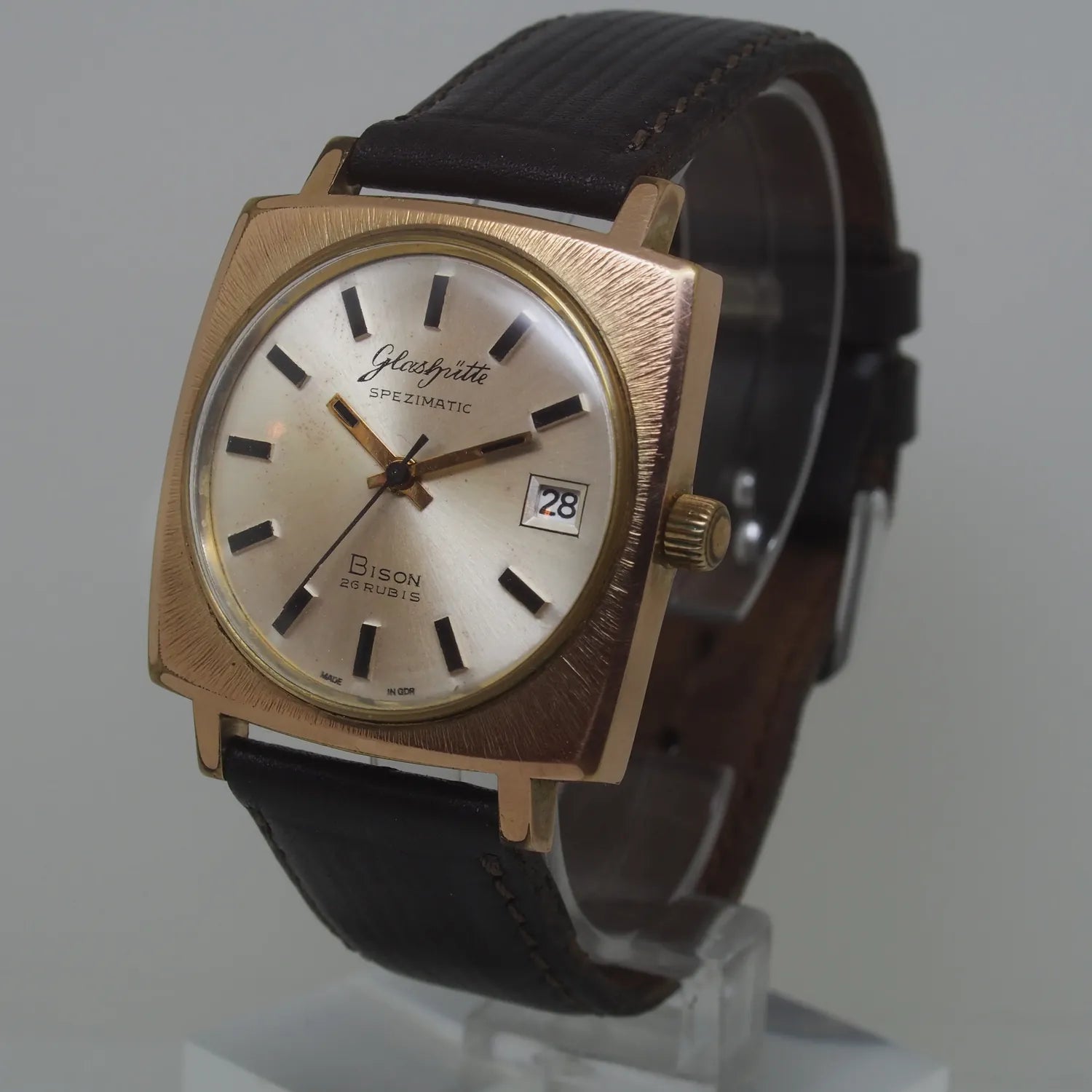 Glashutte Spezimatic Bison Automatic – side view alternative angle