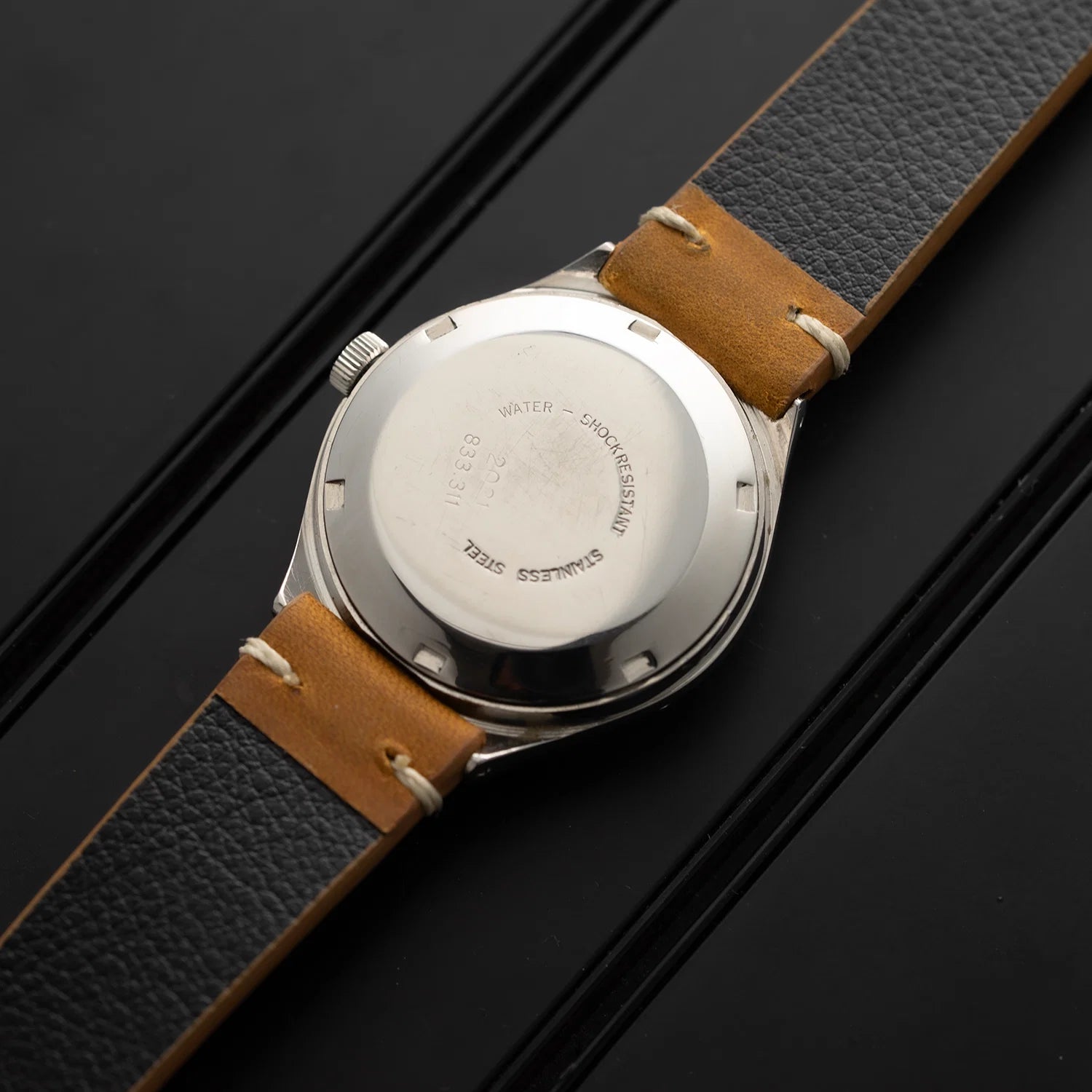 Glycine, Ref. 833.311, Cal. ESA 536.121, Men’s, 1976 caseback