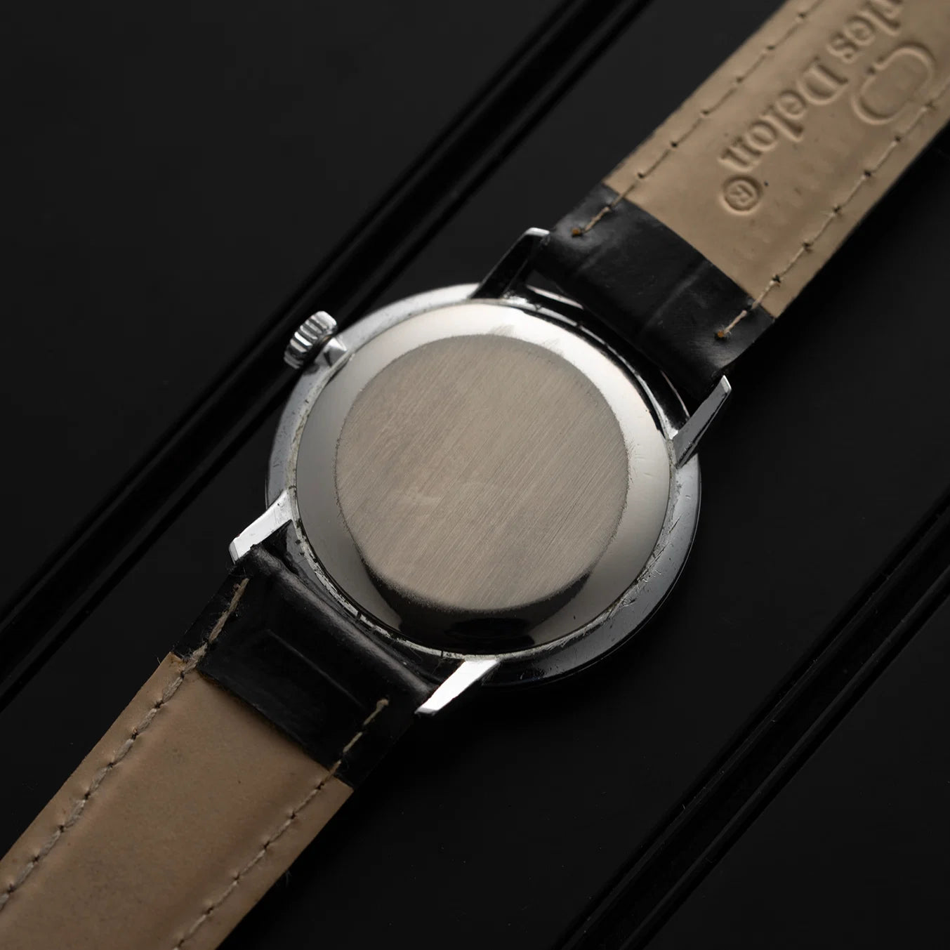Golana, Cal. Peseux 7046, Manual Wind Vintage Watch, 1976 Caseback