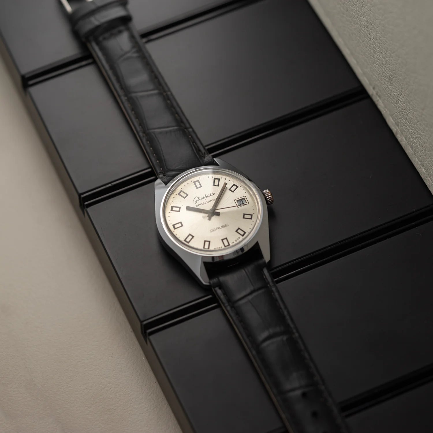 Gub Glashutte Spezichron Automatic Cal. 11-27, 1983 Top View