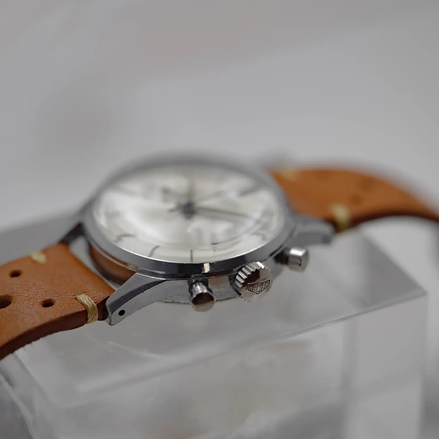 Heuer Leonidas Pre Carrera Landeron 248 – side view alternative angle