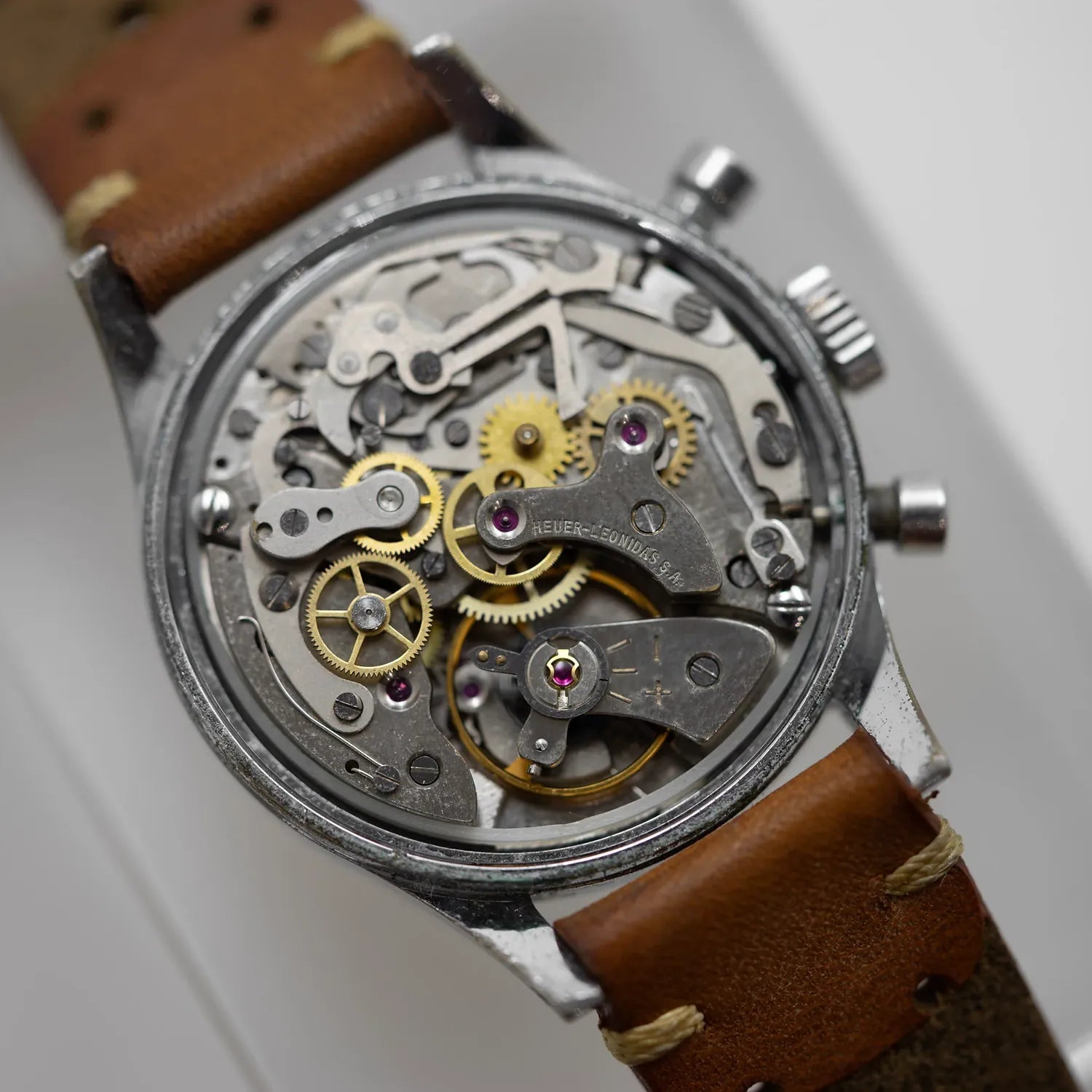 Heuer Leonidas Pre Carrera Landeron 248 – back case