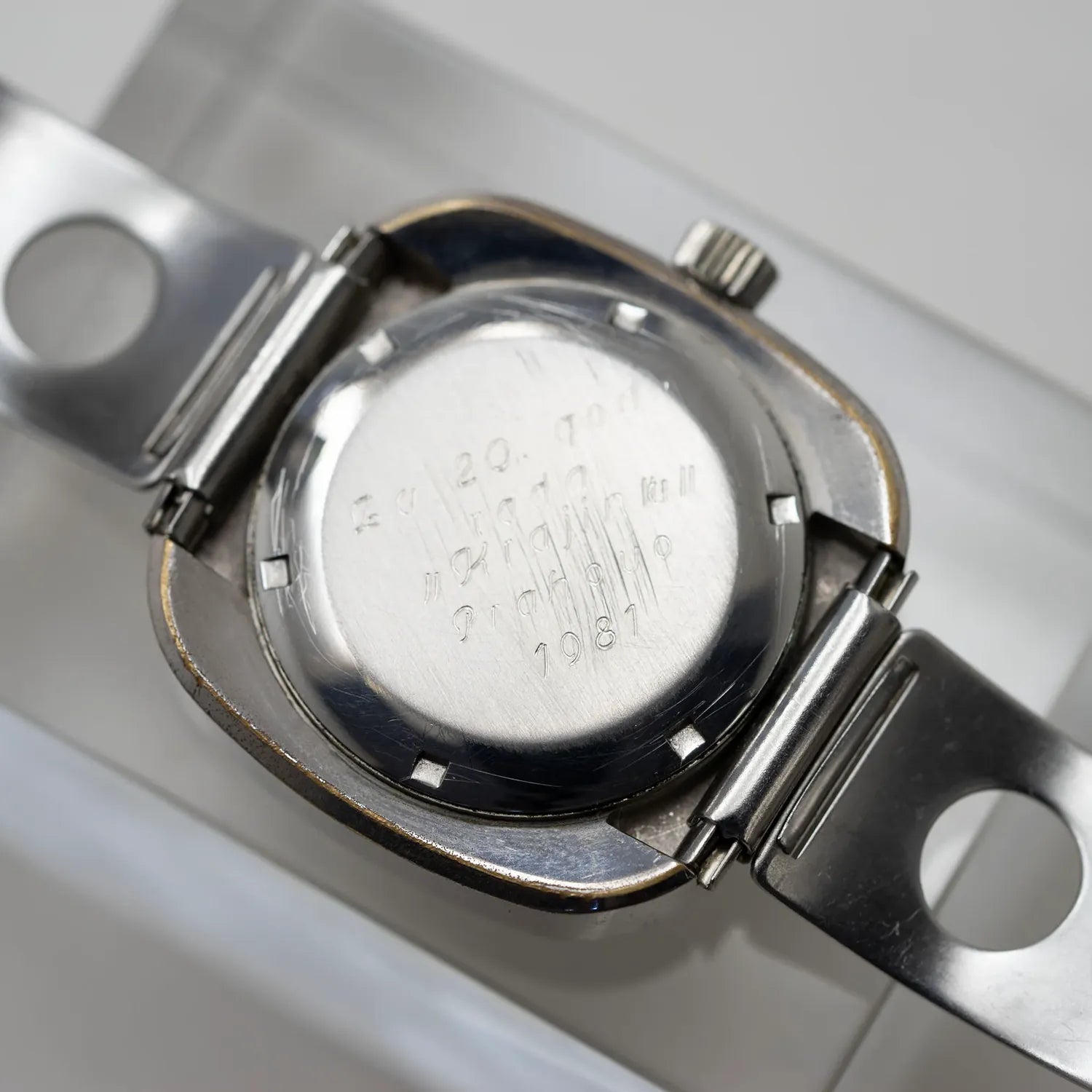 Lanco Diver Automatic Vintage Men's Watch – side view