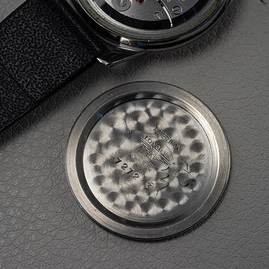 Longines 7272, Cal. 280 Vintage Men's Dress Watch – back case