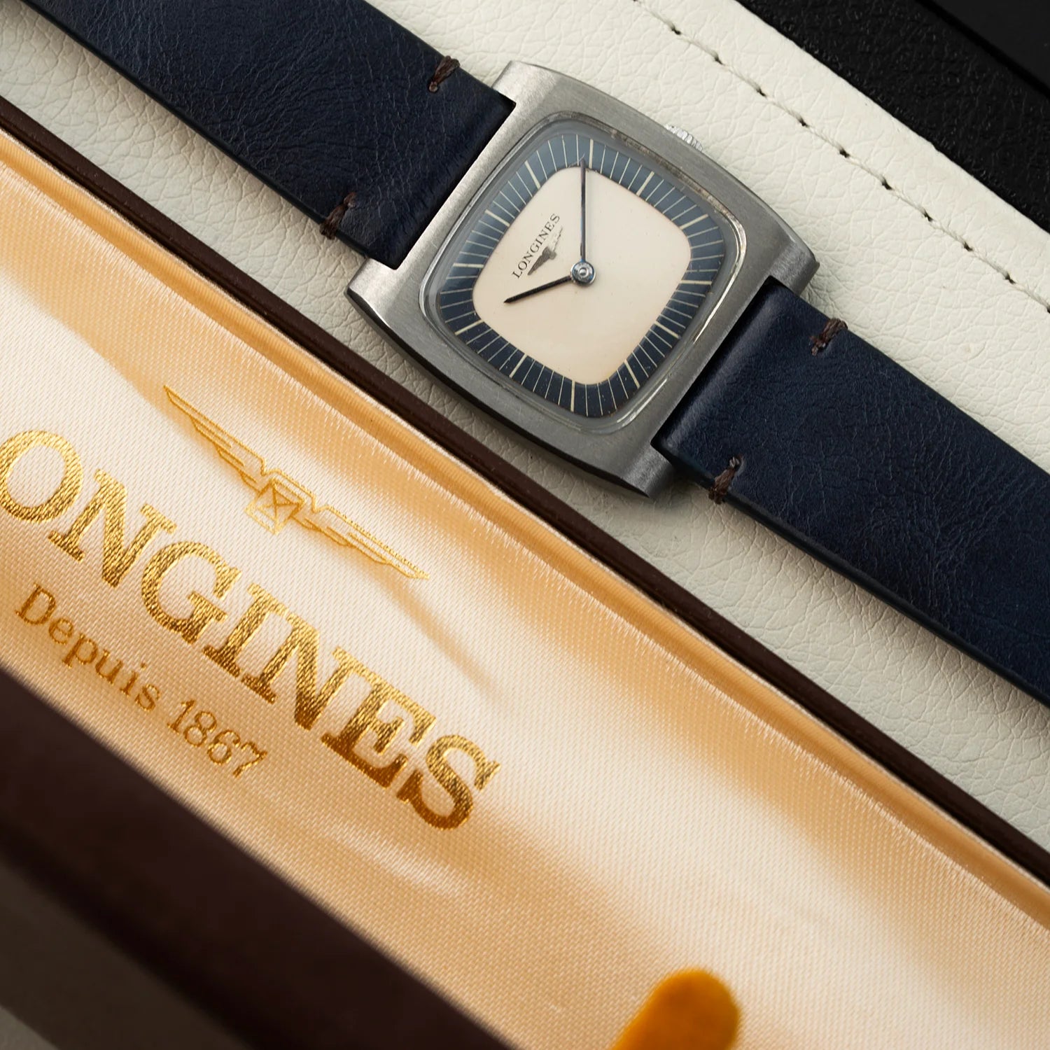 Longines Square Ref. 8416-1, Cal. 428, 1969 Box