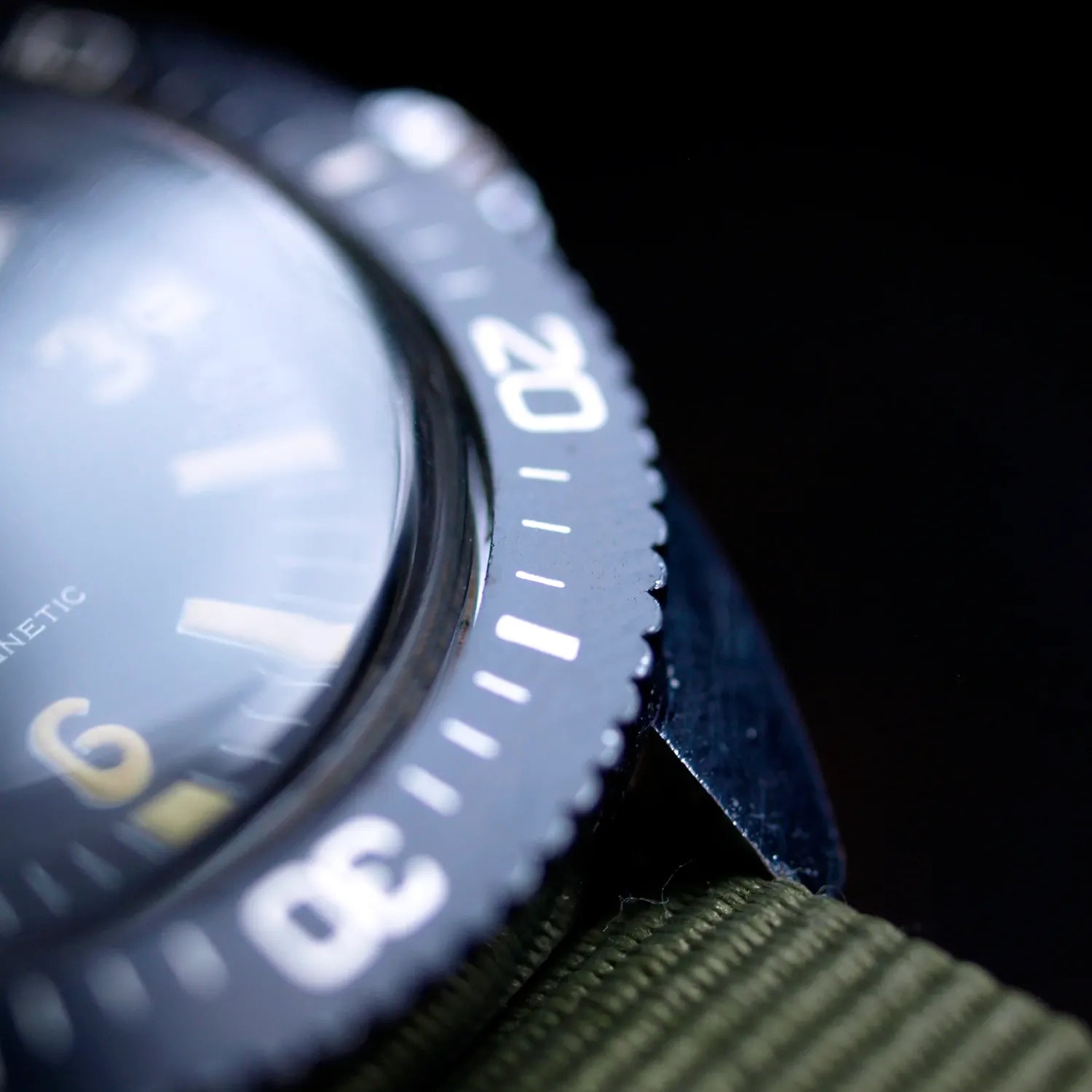 Meister Anker Diver – dial close-up
