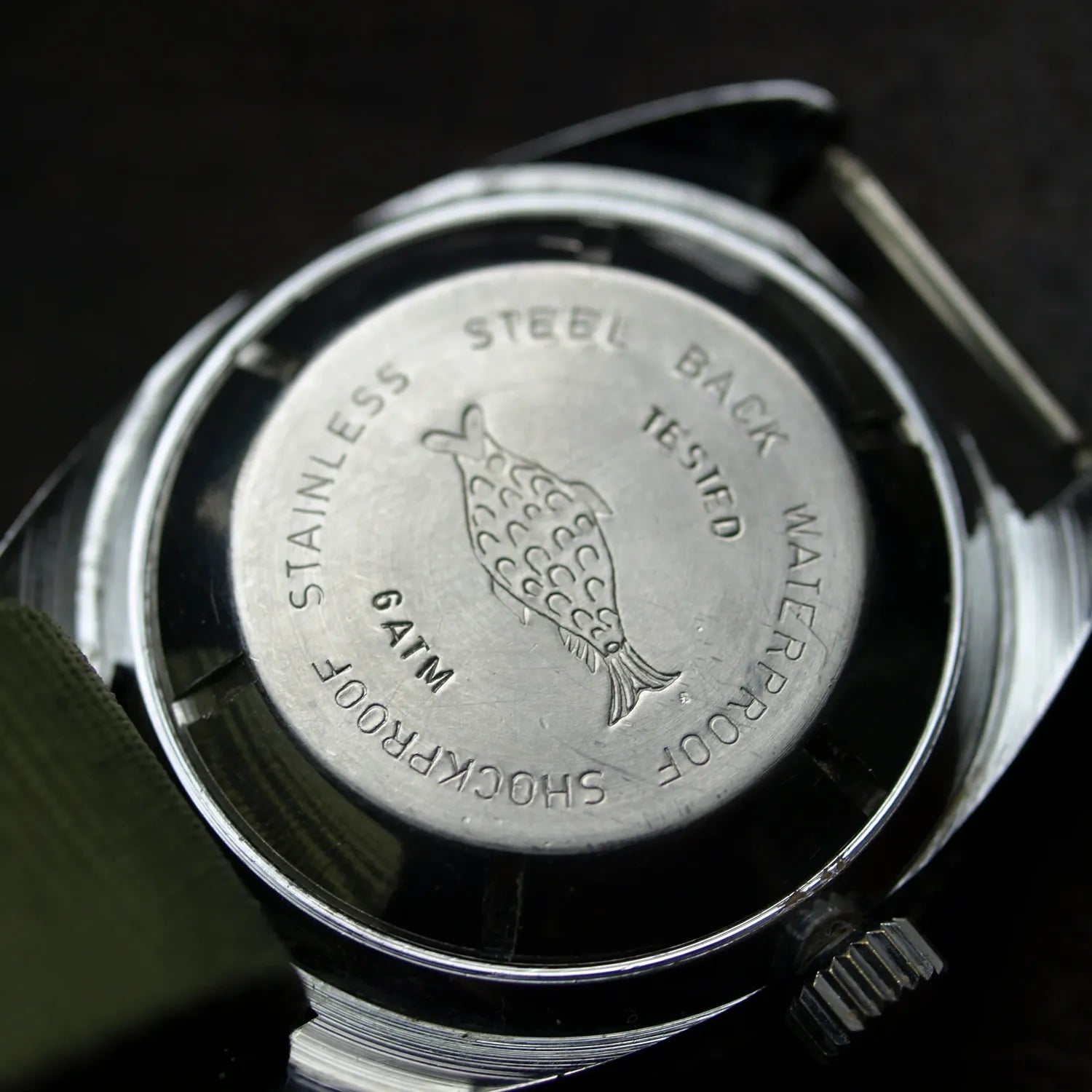 Meister Anker Diver – crown detail