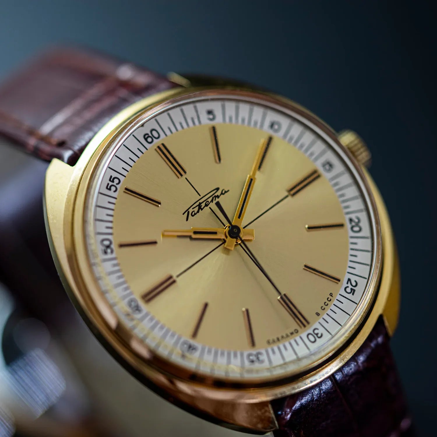 Raketa Oversize Dress Watch – side view alternative angle