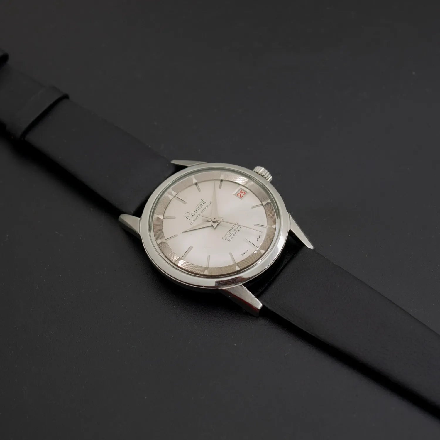 Romont Glucydur Nivaflex, Cal. ETA 2472 Men’s Watch – side view