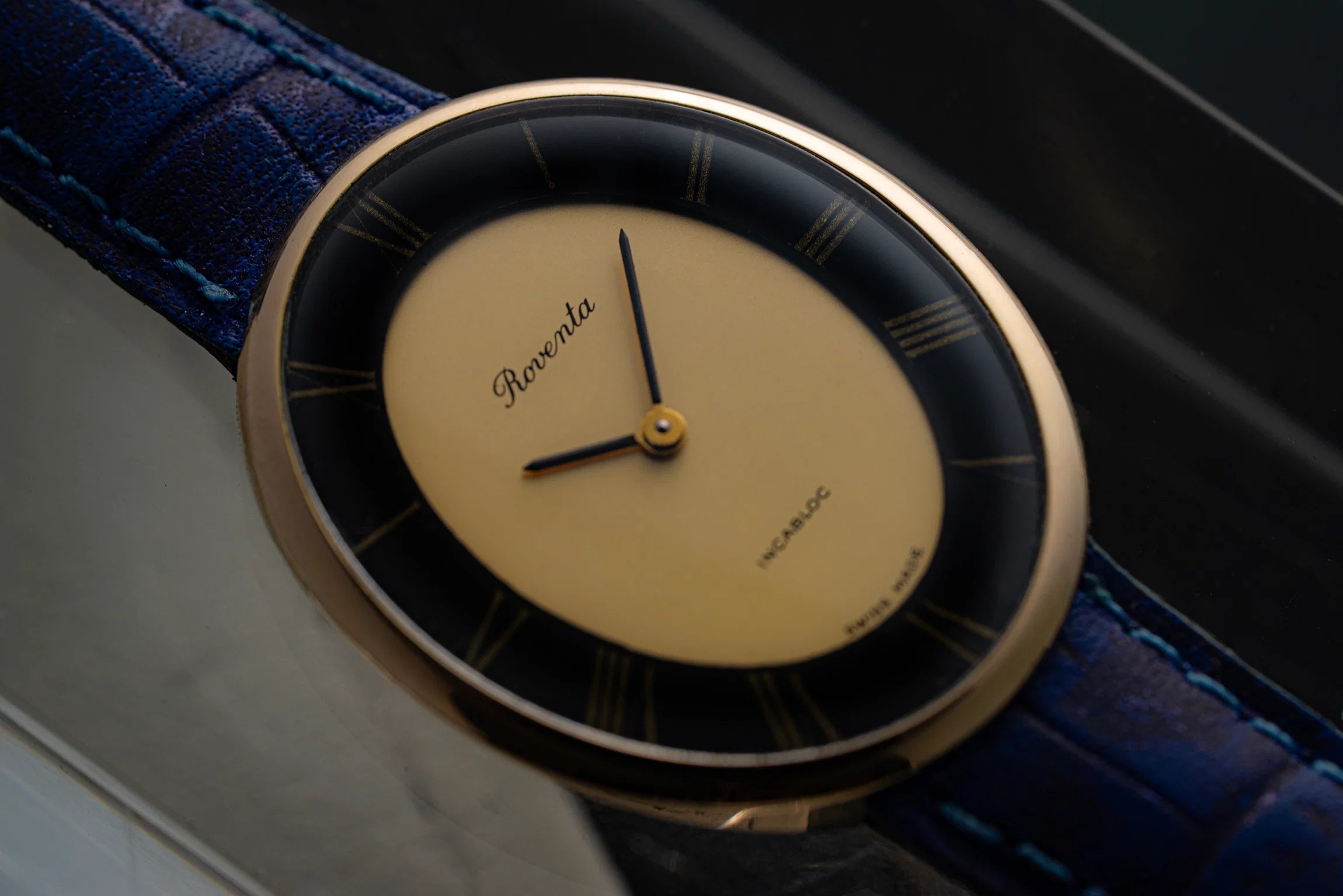 Roventa Incabloc, Ref. 3887, Women’s Manual Wind, 1976 Dial