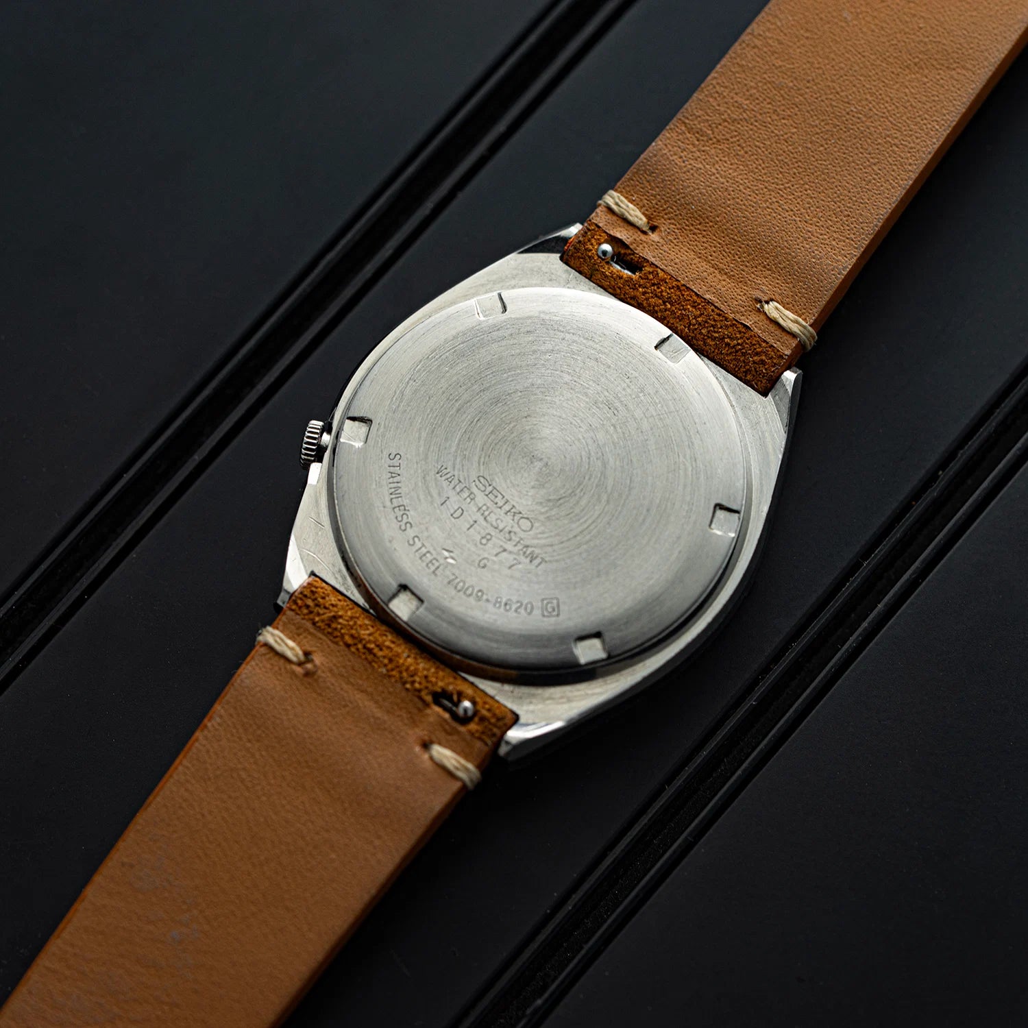 Seiko 5, Ref. 7009-8620, Men’s Automatic Vintage Watch, 1981- caseback