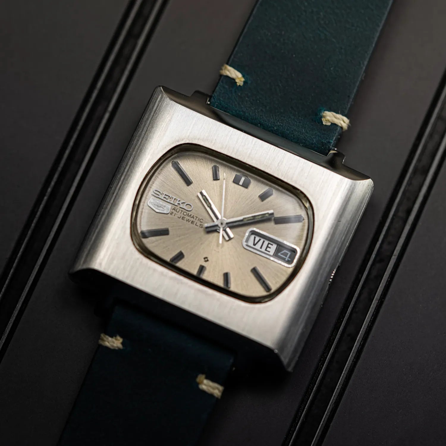 Seiko 5 Square, Ref. 6119-5401, Men’s Automatic Watch – front view