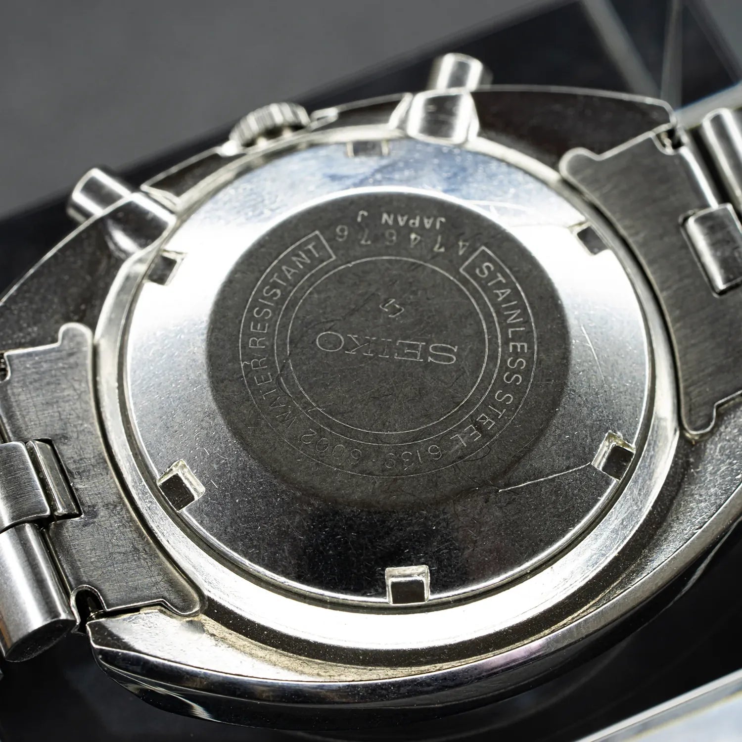 Seiko Pogue Pepsi, Ref. 6139-6002, Cal. 6139, Men’s Chronograph Vintage Watch, 1974 – movement close-up
