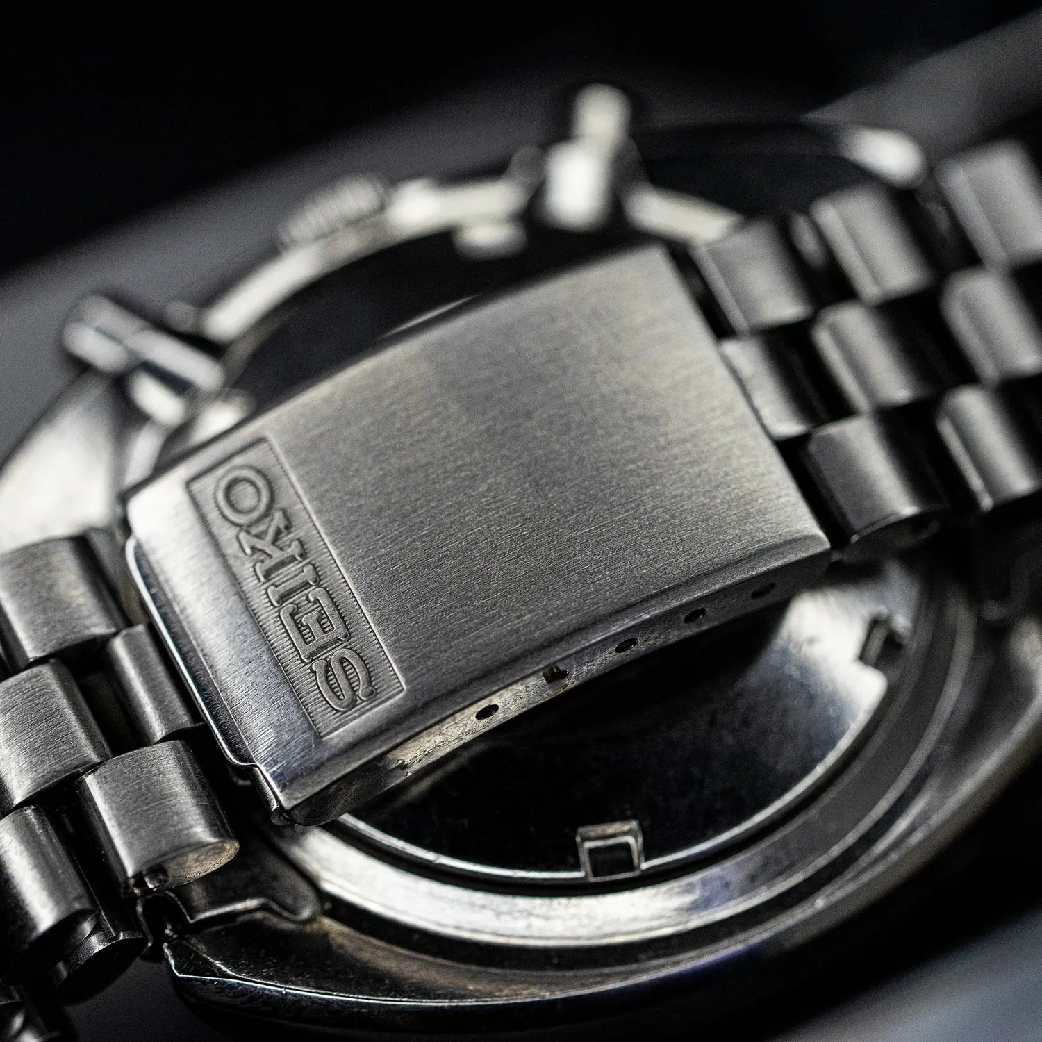 Seiko Pogue Pepsi, Ref. 6139-6002, Cal. 6139, Men’s Chronograph Vintage Watch, 1974 – back case