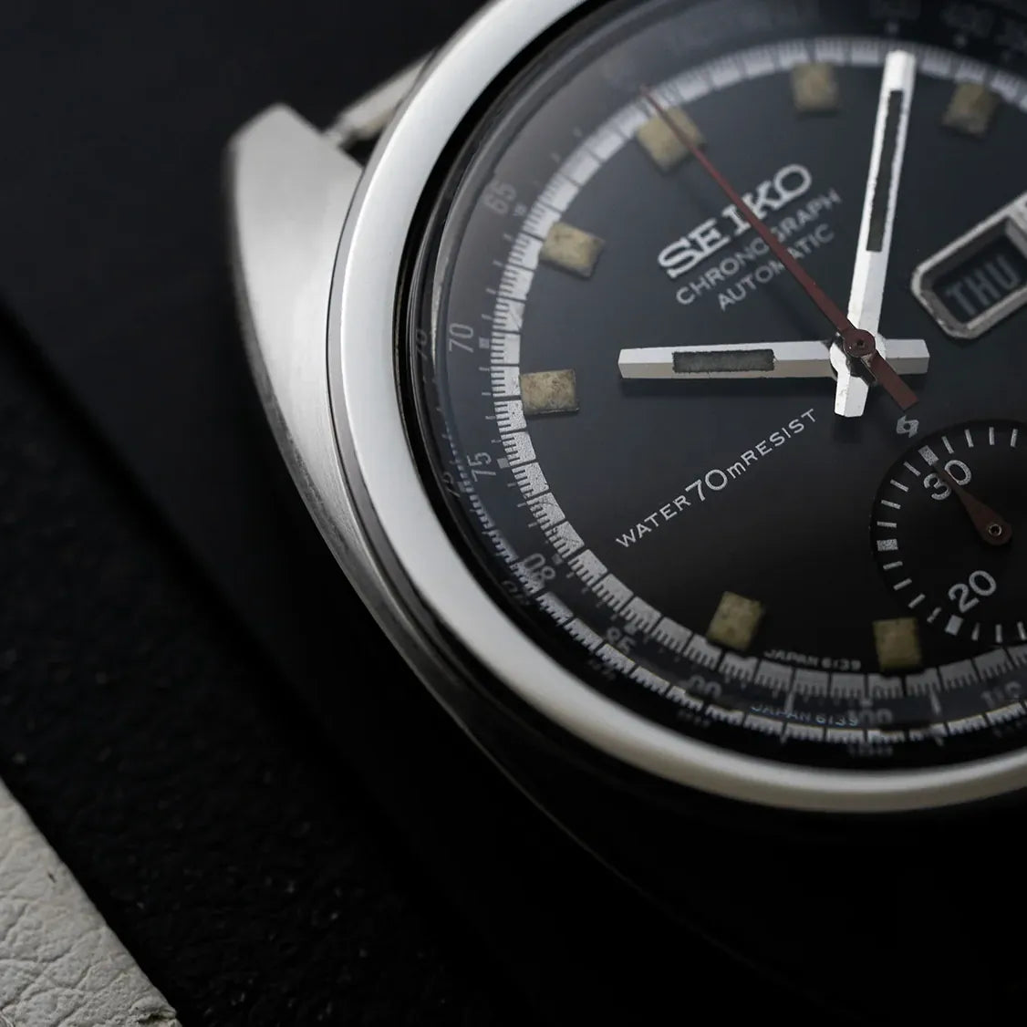 Seiko Ref. 6139-6012, Cal. 6139, Men’s Chronograph Vintage Watch, 1971 – back case