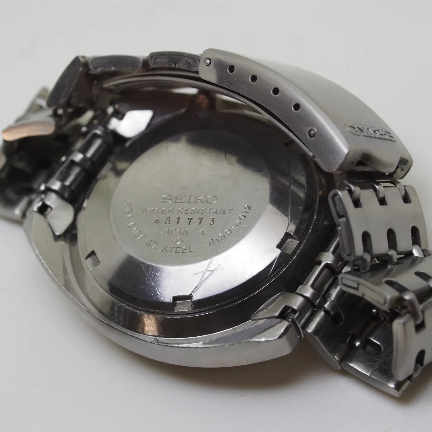 Seiko Ref. 6139-6012, Cal. 6139, Men’s Chronograph Vintage Watch, 1974 – dial macro detail