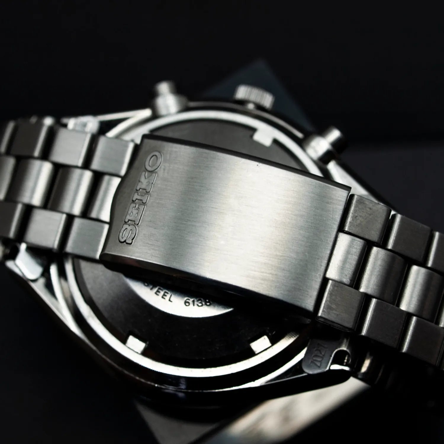 Seiko Panda, Ref. 6138-8020, Cal. 6138, Men’s Chronograph Vintage Watch, 1977 – strap detail