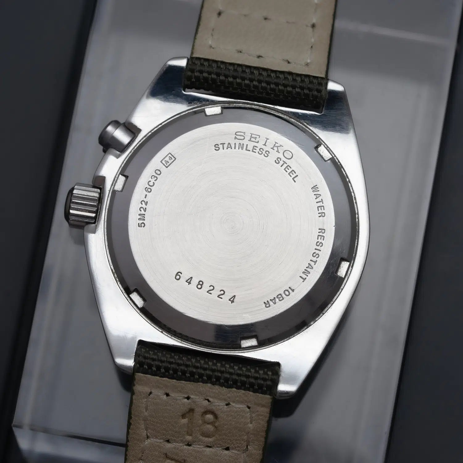 Seiko SUS AGS 5M22 6C30 Kinetic Watch