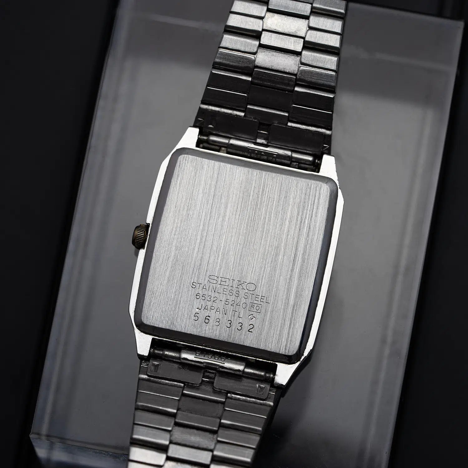 Seiko Tank 6532 5240 Quartz Watch