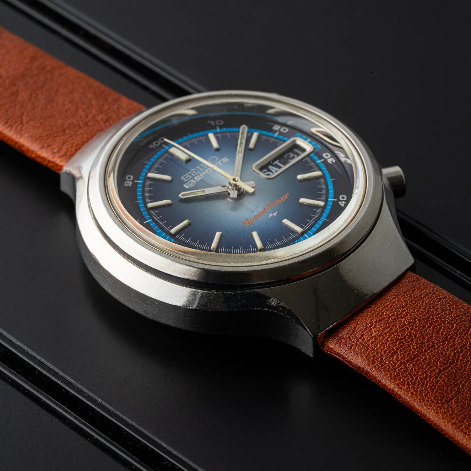 Seiko 5 Speed-Timer, 7015-8000 Chronograph Vintage Watch Case
