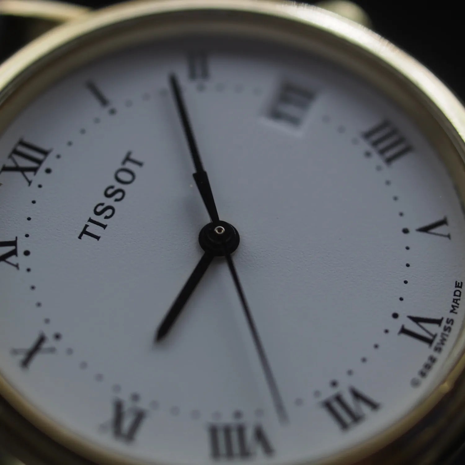 Tissot Dress Watch Ref. C 252 – dial close-up