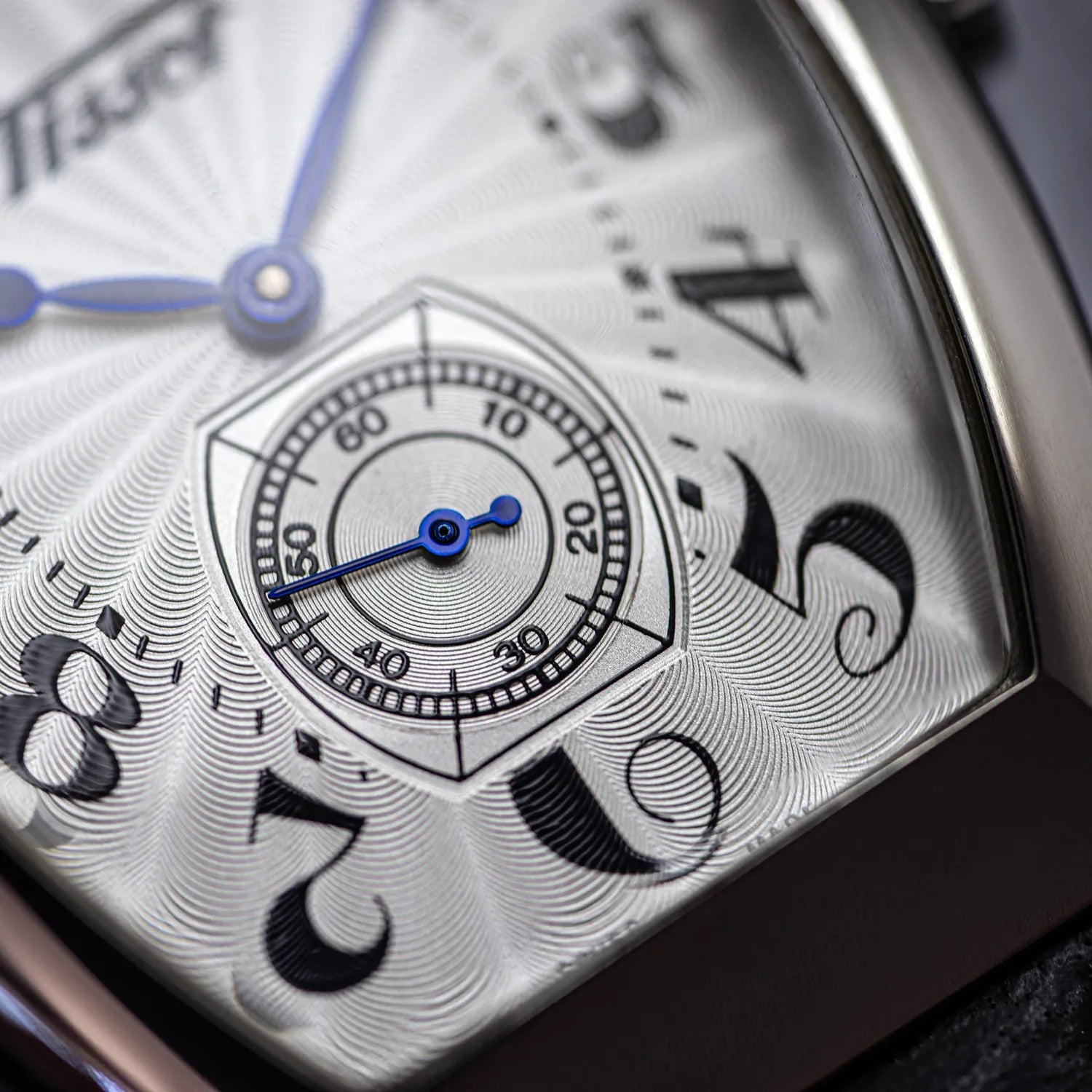 Tissot Porto 1925 Z190 – dial close-up