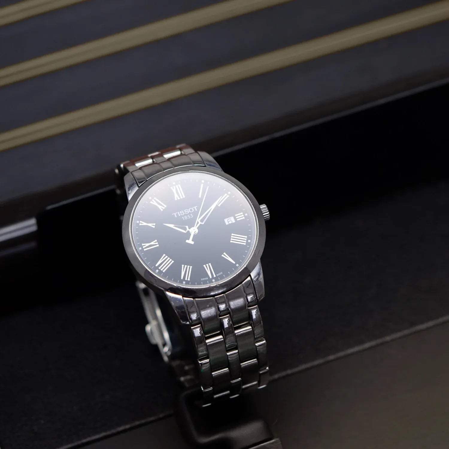 Tissot Ref. T033410A, Men's Dress Watch – side view alternative angle