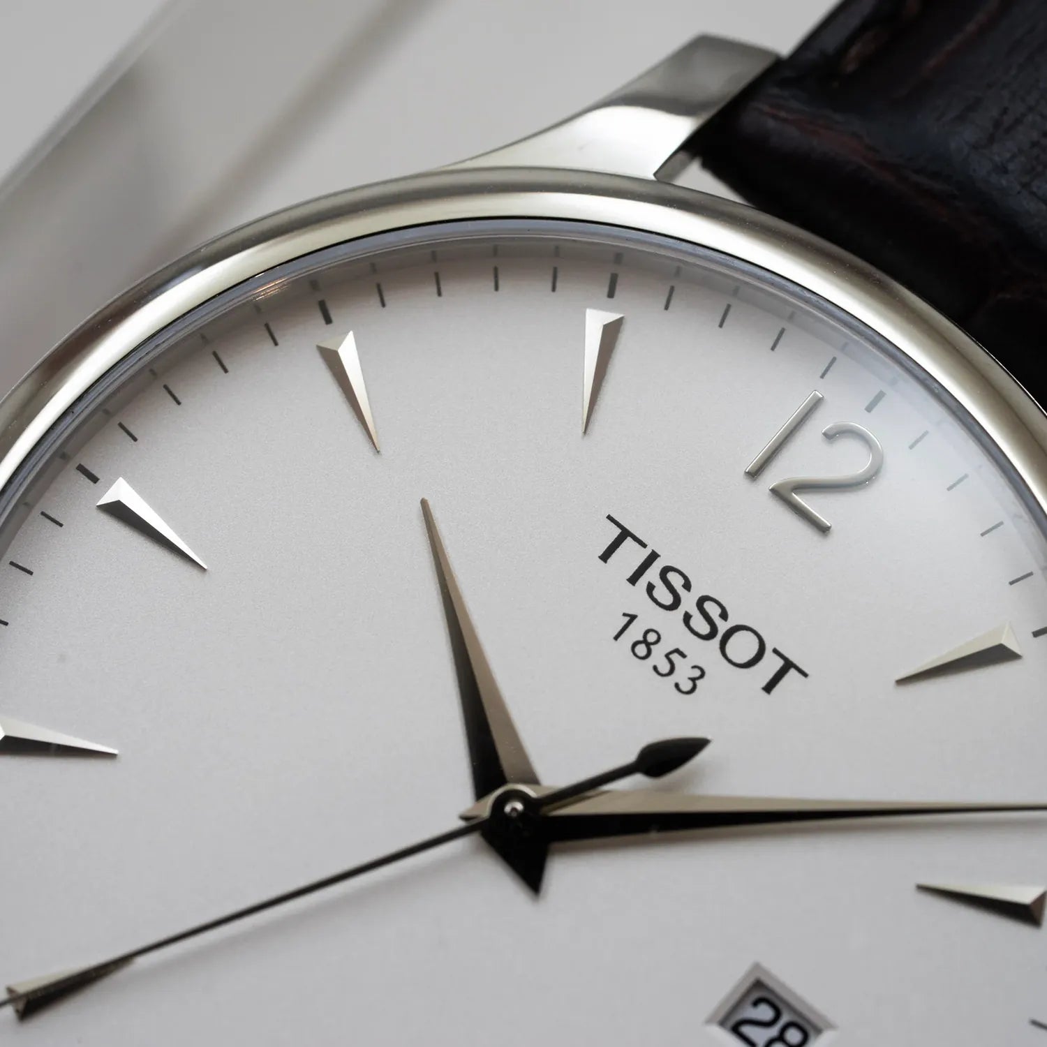 Tissot Ref. T063610A, Men's Dress Watch – dial close-up