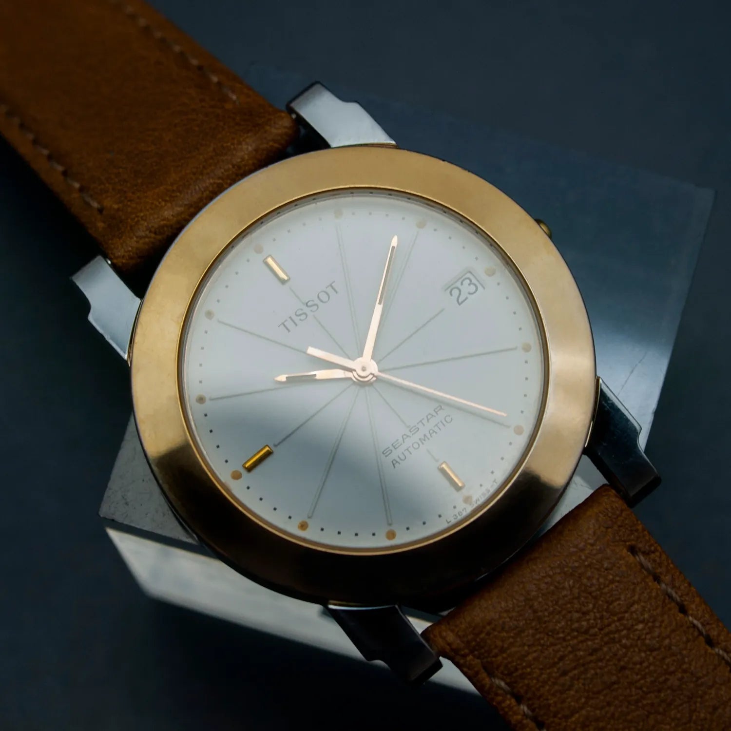 Tissot Seastar Automatic Ref. L387, Cal. 2892 – dial close-up