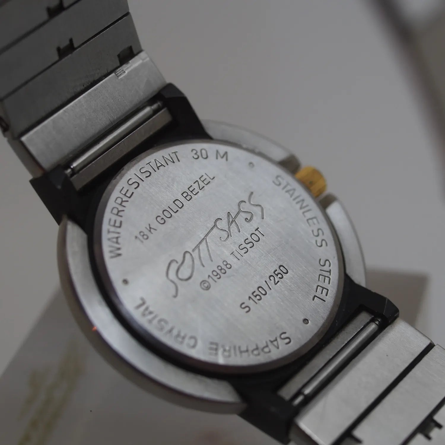 Tissot Sottsass Design Ref. S150/250 – back case