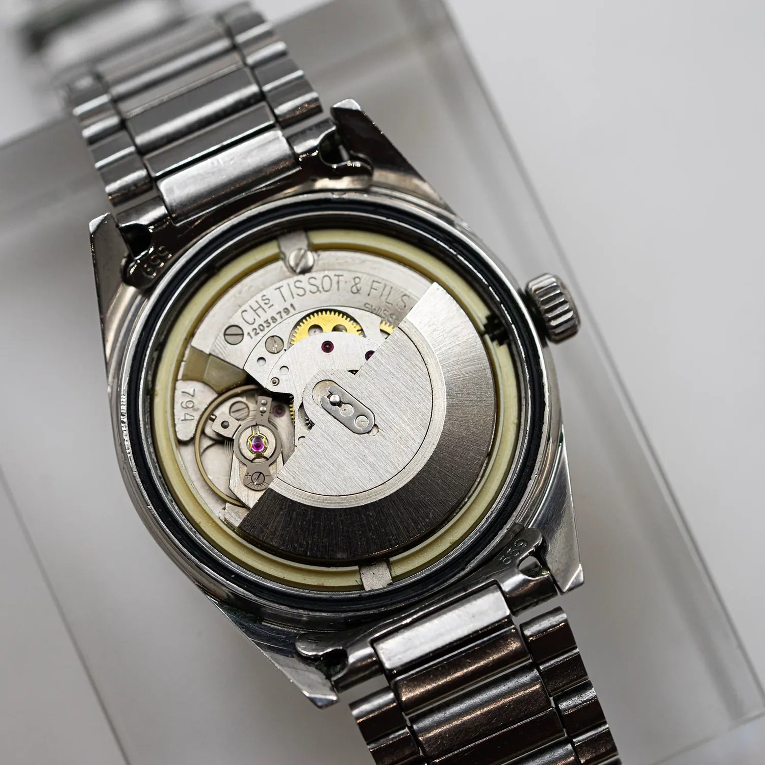 Tissot T12 Automatic Ref. 46558, Cal. 794 – movement close-up