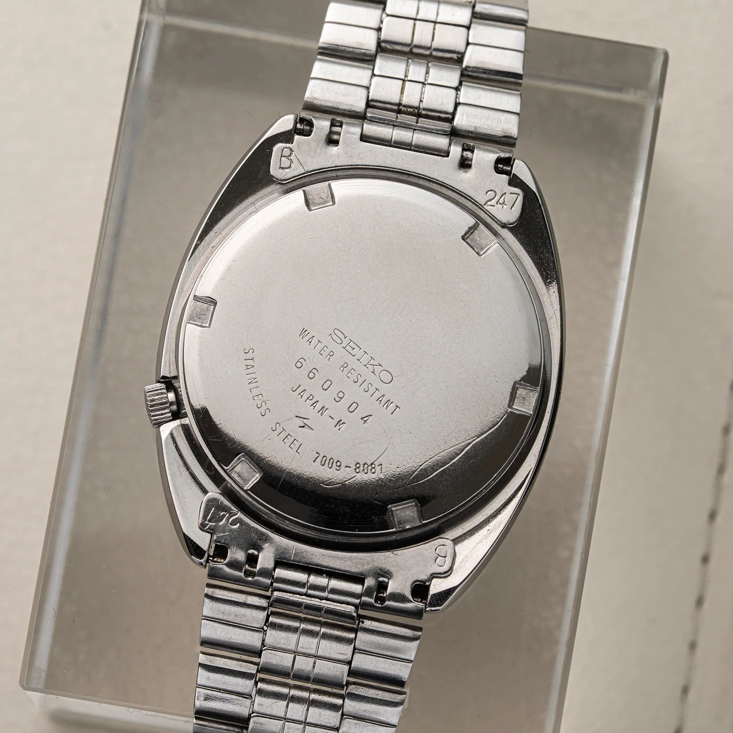 Seiko 7009-8081 Caseback