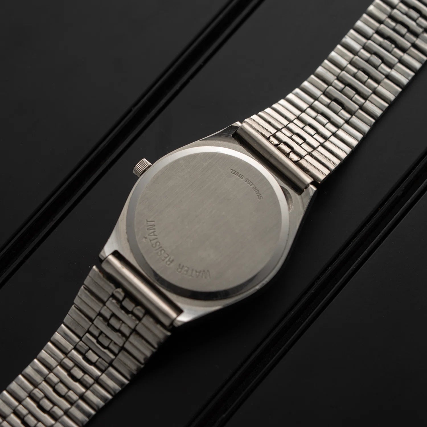 Wittnauer Men’s Quartz Analog Vintage Watch 1972 Caseback