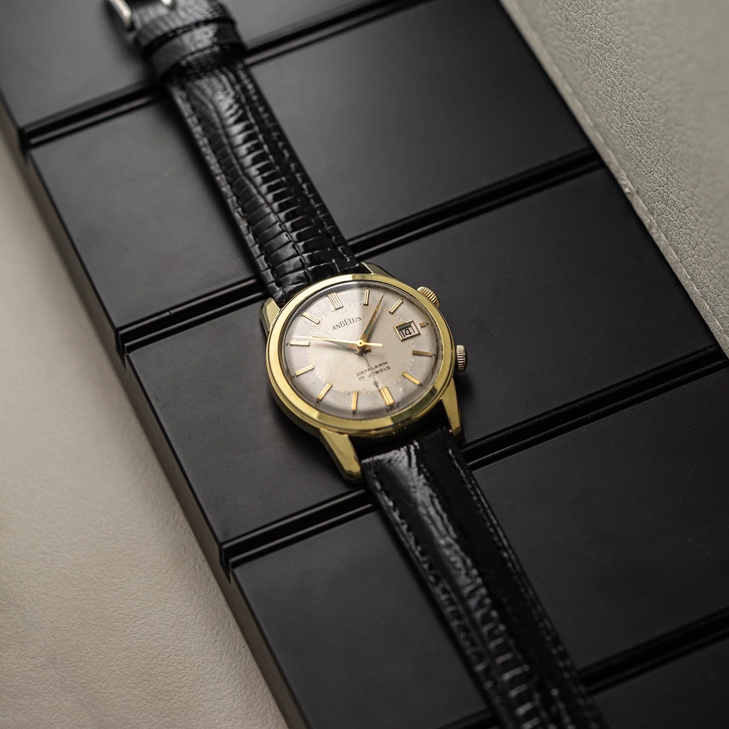 Angelus Datalarm, Ref. 10/11B, Cal. AS 1568N, Men’s Watch, 1958