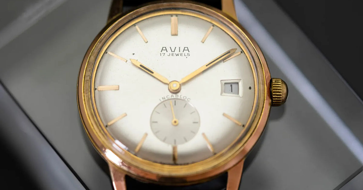 Avia Gold Plated Men's Dress Watch, 1967