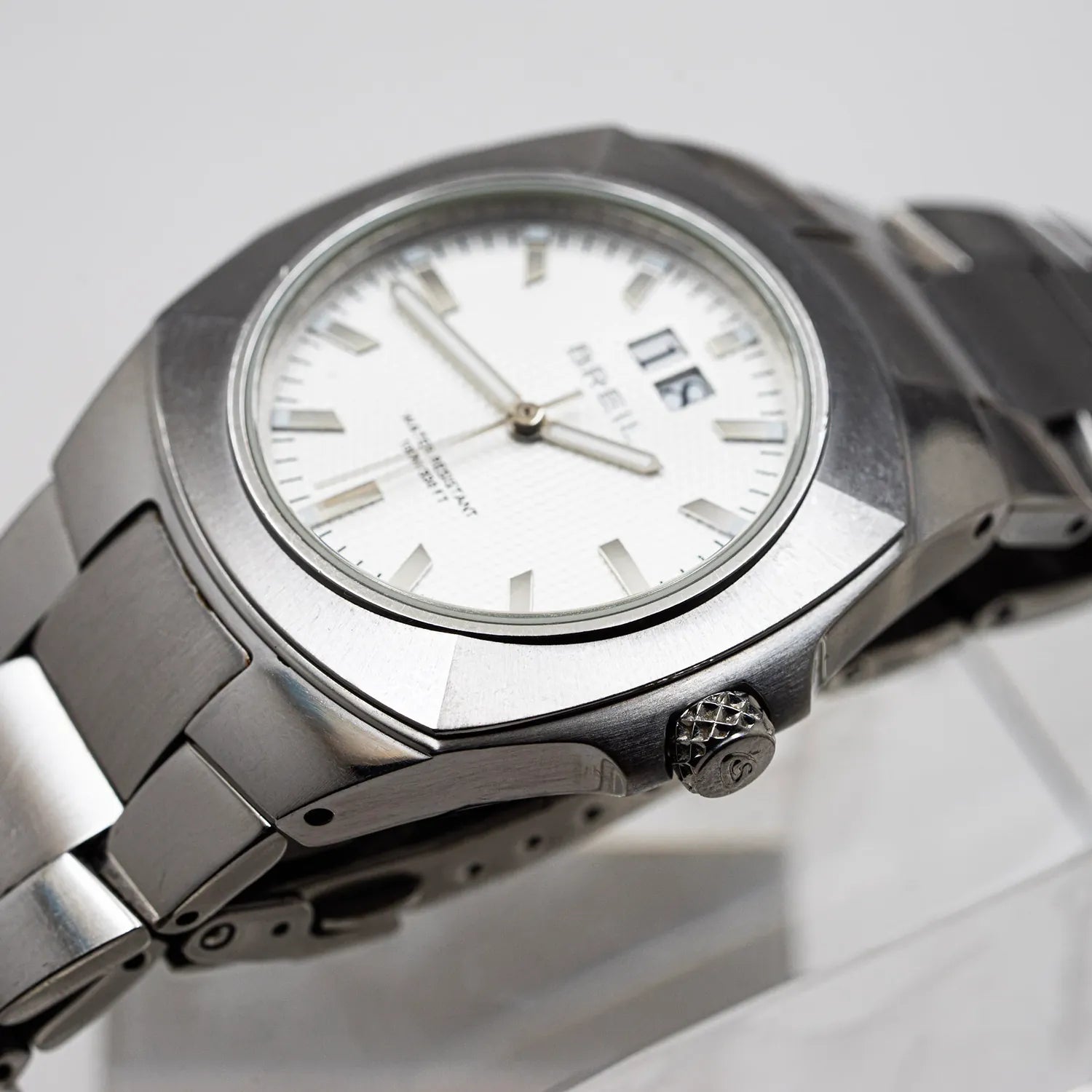 Breil Big Date Men's Watch Ref. 2519371613 – side view alternative angle