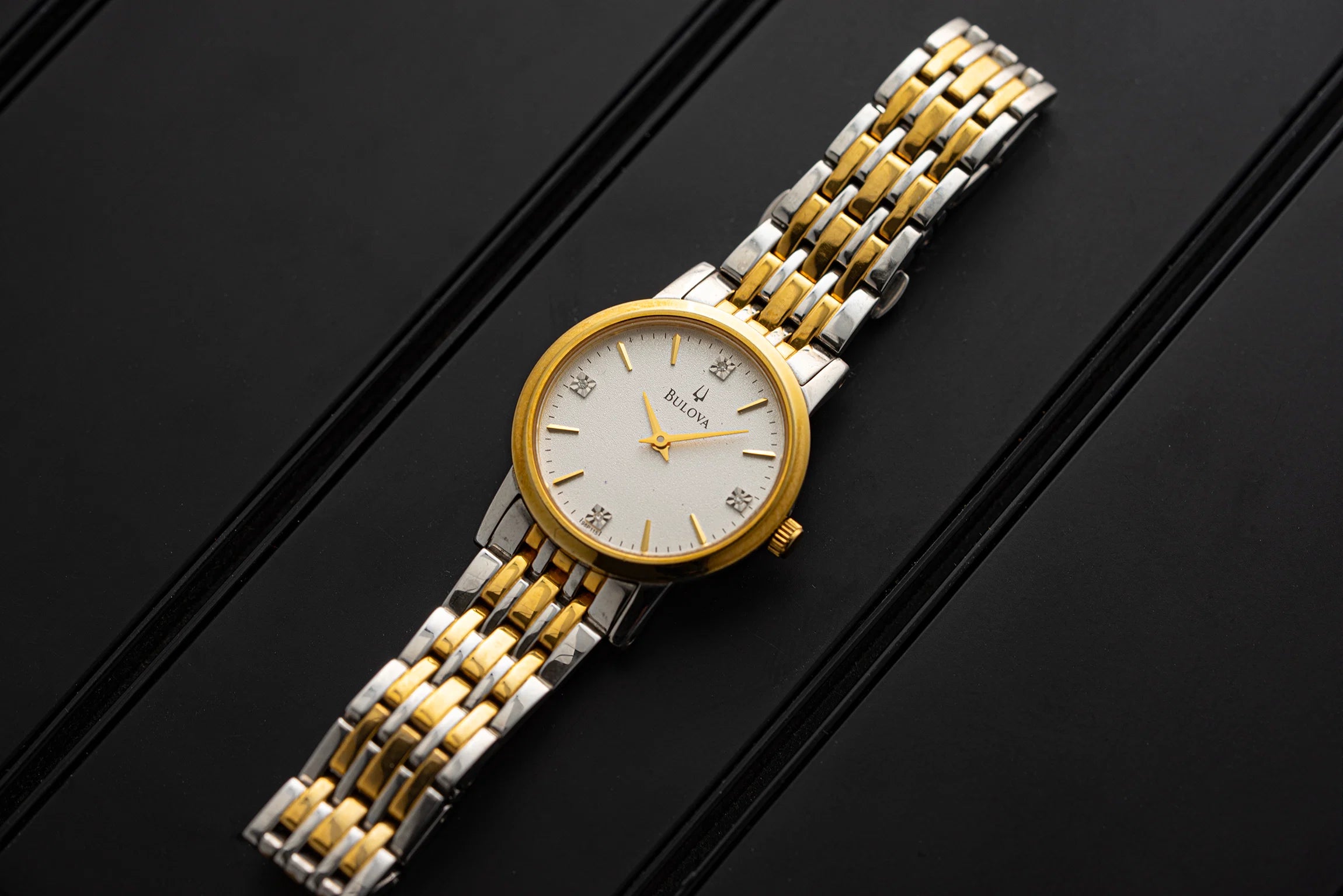 Bulova, Ref. C935132, Women’s Quartz Watch, 1993 Front View