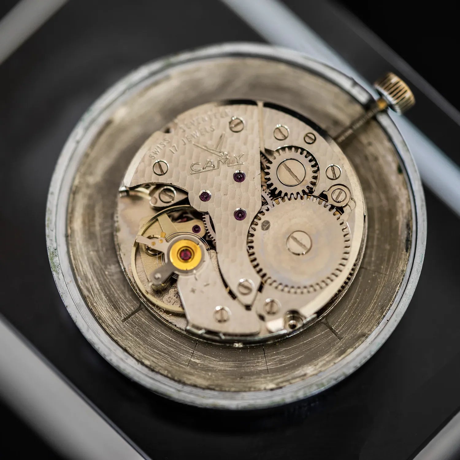 Camy Pocket Watch Ref. 7342 Cal. FHF ST 96-4 – side view alternative angle