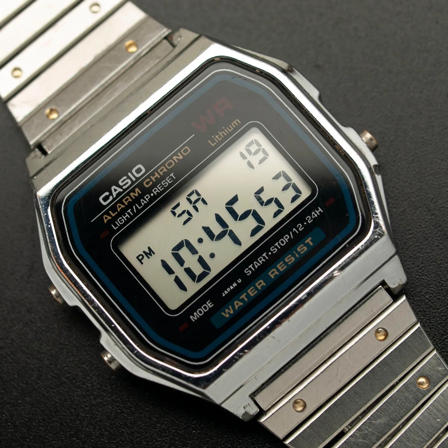 Casio A159W. Module 593 – front view
