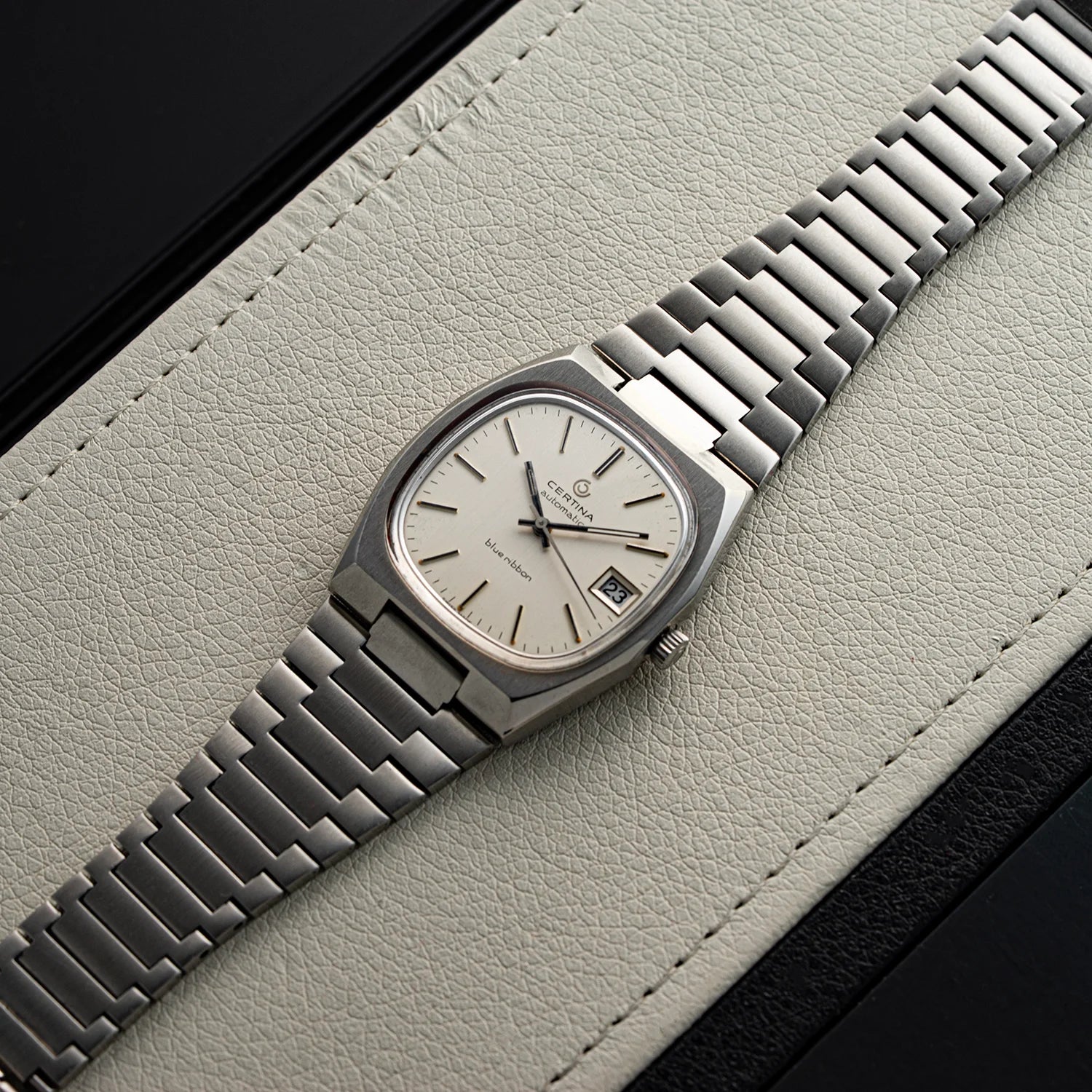 Certina Blue Ribbon Cal. 25-651 Vintage Automatic Watch Top View