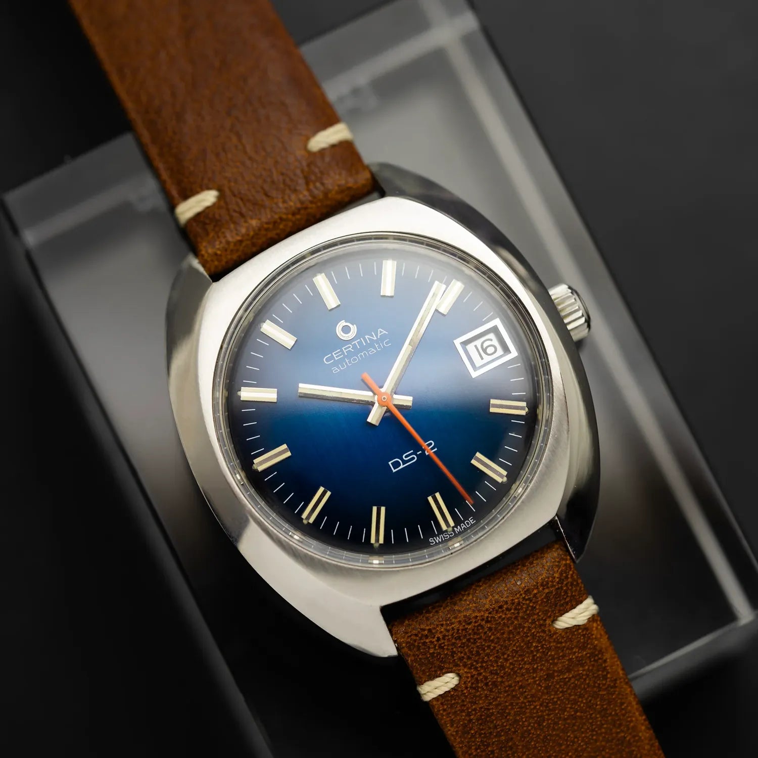 Certina DS-2 Automatic, Ref. 5801 300N, Cal. 25-651 – front view