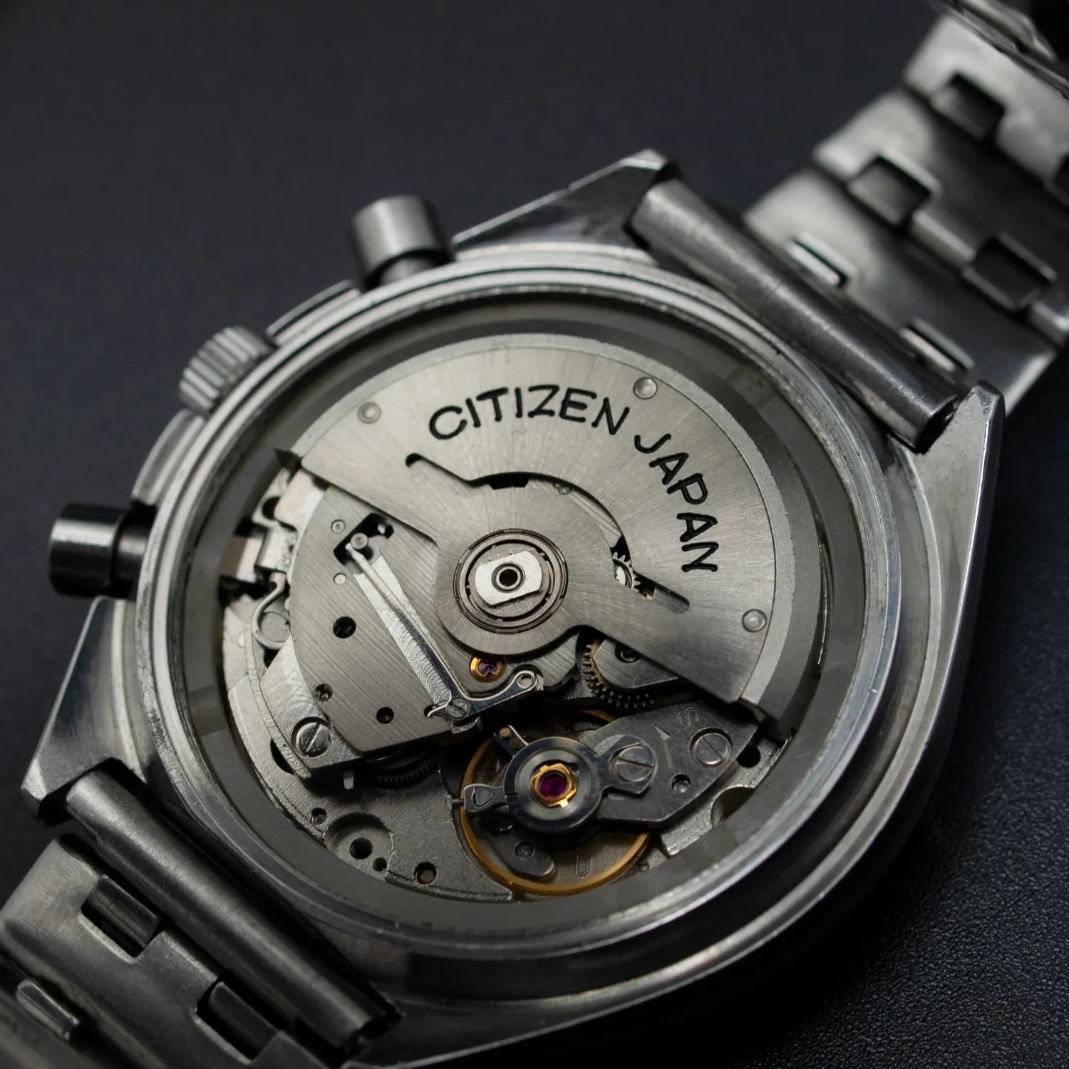 Citizen Chronograph Speedy Ref. 67-9313, Cal. 8110A – strap detail